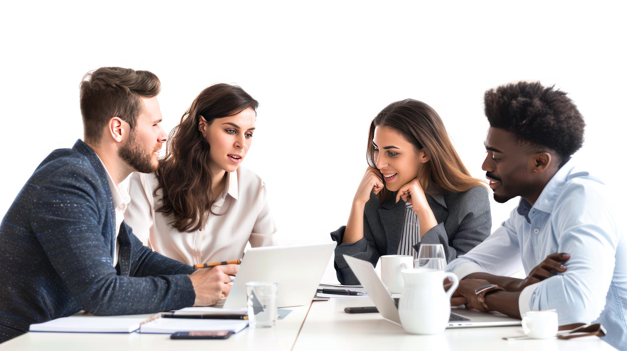 Beraterteam in Meeting