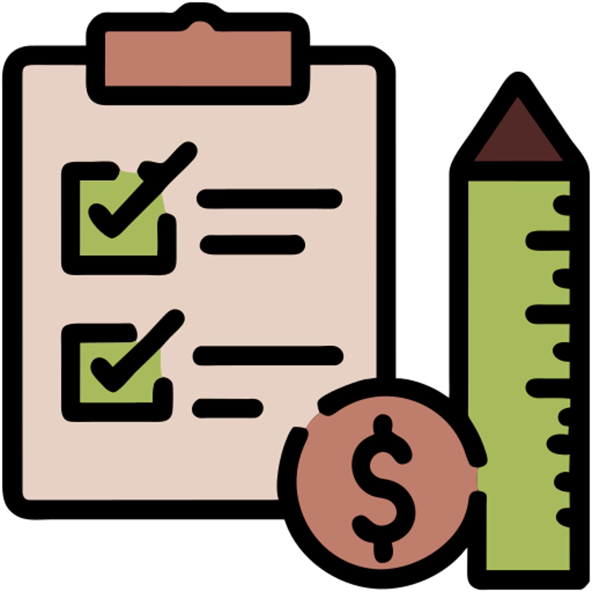 Illustration: Paketoptionen und Checkliste